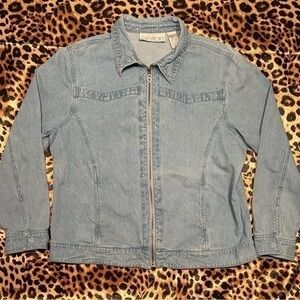 Vintage C.D. Sport Denim Jacket with Rhinestones